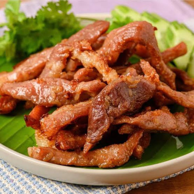 คอหมูแดดเดียว